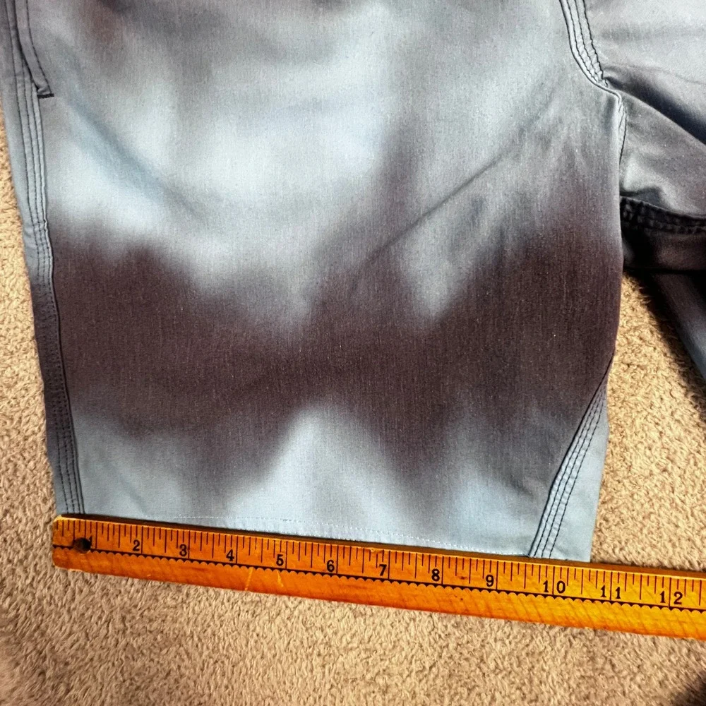 O'Neill Hybrid Board Shorts Mens Large Blue Grey Tie‎ Dye Swim Trunks SP218A005